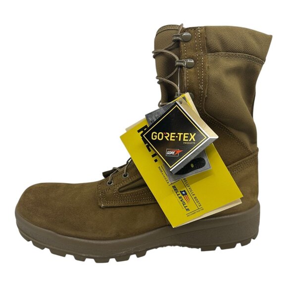 Belleville Men's AFTWC 14.0 R Military Tactical Combat Boots Coyote Leather USA - Picture 2 of 12